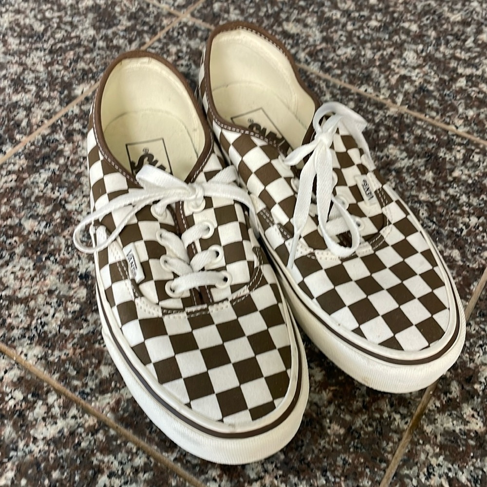 Like New Checkerboard Vans - 5.5 Men’s 7 Women’s (Urban Outfitters)